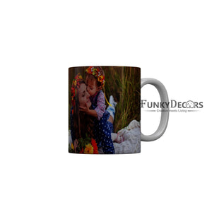 FunkyDecors Mom Birthday Mother Day World Greatest Mom Ceramic Coffee Mug