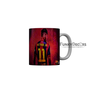 FunkyDecors Neymar Jr Football Ceramic Coffee Mug