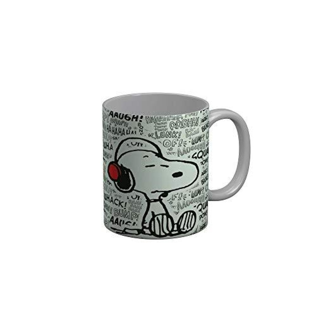 Funkydecors Peanuts Cartoon Ceramic Mug 350 Ml Multicolor Mugs