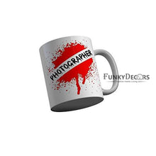 Load image into Gallery viewer, Funkydecors Photographer White Quotes Ceramic Coffee Mug 350 Ml Mugs
