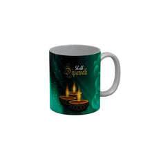 Load image into Gallery viewer, FunkyDecors Shubh Dipawali Special Diwali Ceramic Mug, 350 ML, Multicolor
