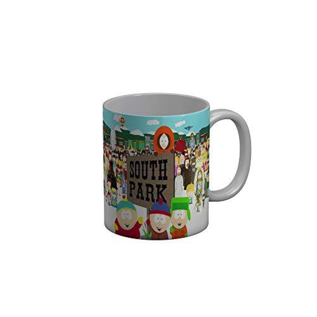 Funkydecors South Park Cartoon Ceramic Mug 350 Ml Multicolor Mugs