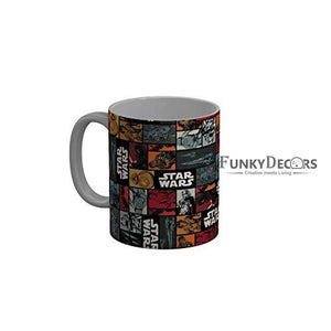 Funkydecors Star Wars Ceramic Mug 350 Ml Multicolor Mugs