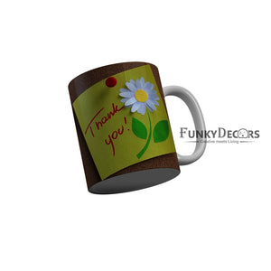 FunkyDecors Teachers Day Thank You Teacher World Greatest Teacher Gift for Teacher for Mentor Ceramic Coffee Mug