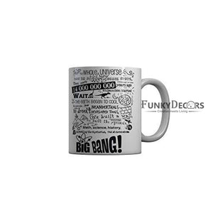 Funkydecors The Big Bang Theory Ceramic Mug 350 Ml Multicolor Mugs