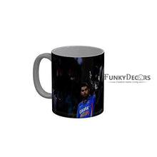 Load image into Gallery viewer, Funkydecors Virat Kohli Indian Cricket Team Player Ceramic Mug 350 Ml Multicolor Mugs
