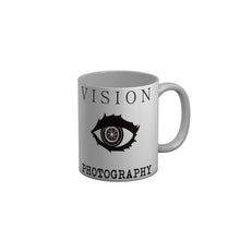 Load image into Gallery viewer, FunkyDecors Vision Photography Whie Quotes Ceramic Coffee Mug, 350 ml
