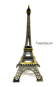 Funkytradition 13 Cm Tall Eiffel Tower Statue Metal Showpiece | Birthday And Home Office Decor 5