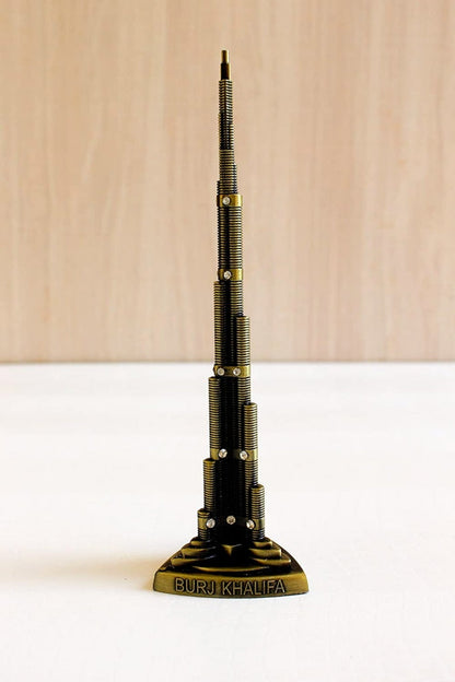 Funkytradition 22 Cm Tall Burj Khalifa Tallest Building Tower Collectible Statue Metal Showpiece