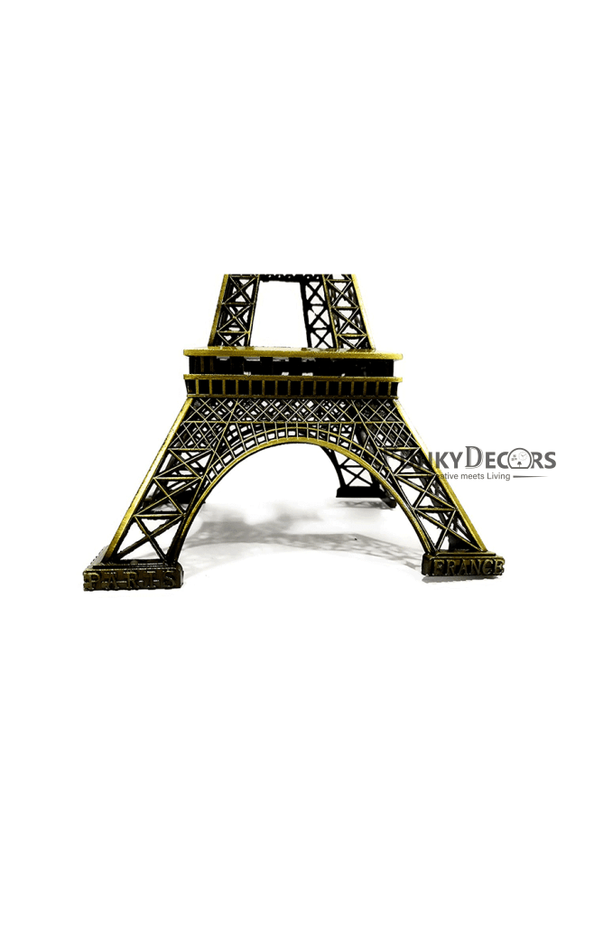 FunkyDecors 23 Cm Tall Eiffel Tower Statue Metal Showpiece | Birthday Anniversary Gift And Home