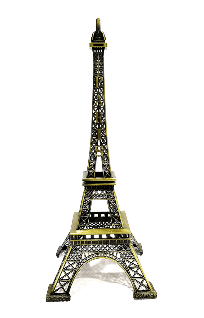 Funkytradition 23 Cm Tall Eiffel Tower Statue Metal Showpiece | Birthday Anniversary Gift And Home