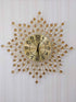 FunkyDecors 3D Star Diamond Studded Wall Clock Watch Decor For Home Office And Gifts 62 Cm Tall