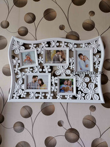 Funkytradition 4 Photos Love And Family Wall Photo Frames For Home Office Decor