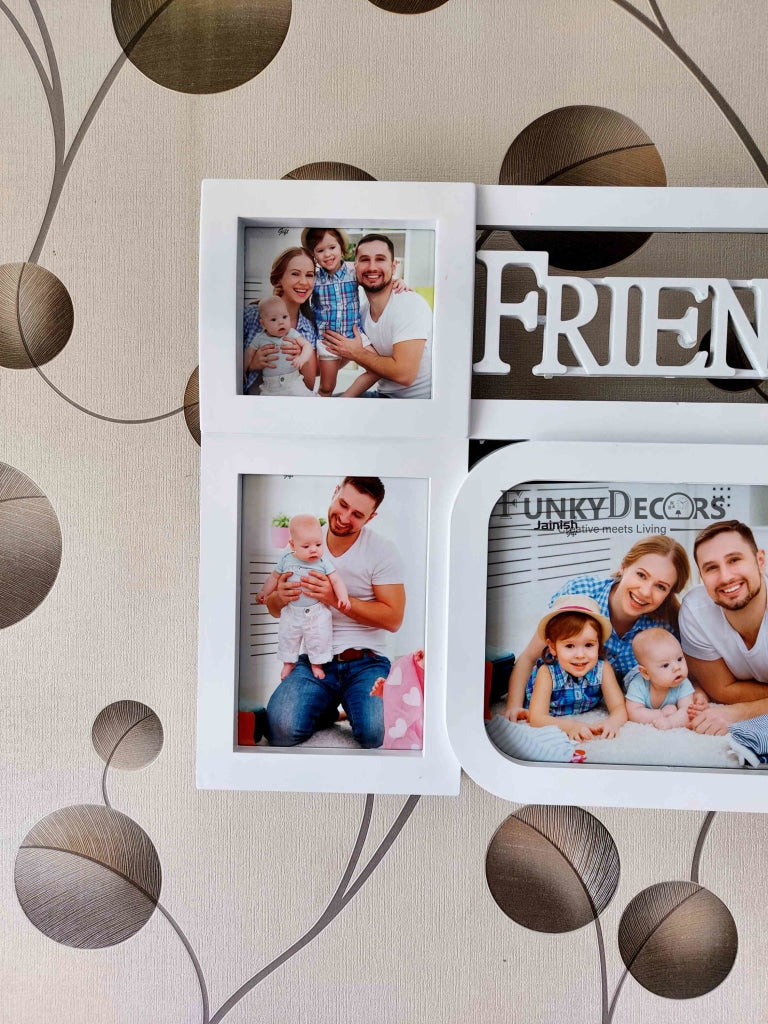 FunkyDecors 5 Photos Friends And Love Wall Photo Frames For Home Office Decor