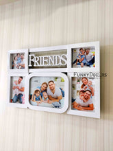 Load image into Gallery viewer, Funkytradition 5 Photos Friends And Love Wall Photo Frames For Home Office Decor
