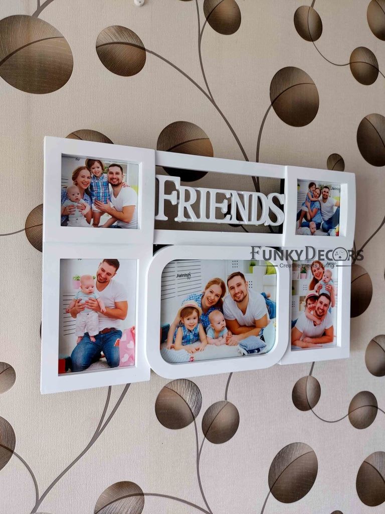 FunkyDecors 5 Photos Friends And Love Wall Photo Frames For Home Office Decor