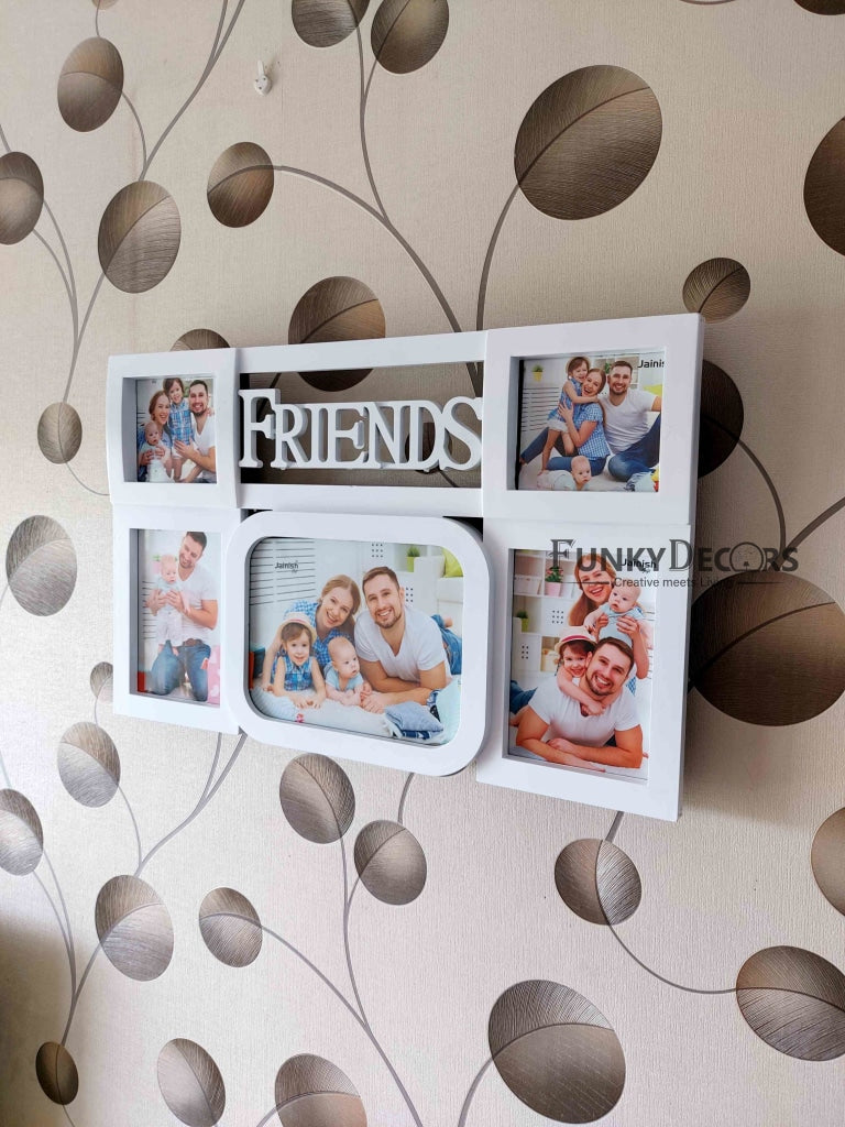 FunkyDecors 5 Photos Friends And Love Wall Photo Frames For Home Office Decor