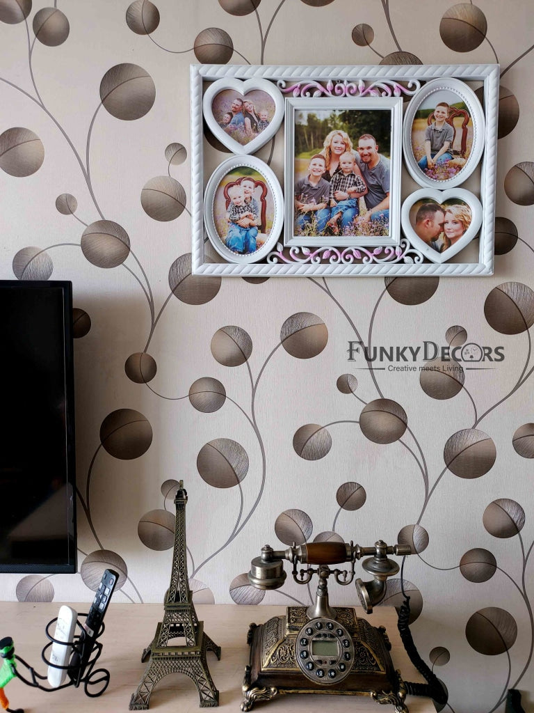 FunkyDecors 5 Photos Friends Family And Love Wall Photo Frames For Home Office Decor