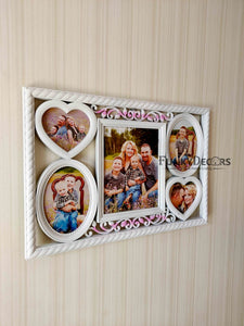 Funkytradition 5 Photos Friends Family And Love Wall Photo Frames For Home Office Decor