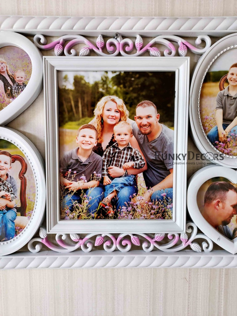 FunkyDecors 5 Photos Friends Family And Love Wall Photo Frames For Home Office Decor