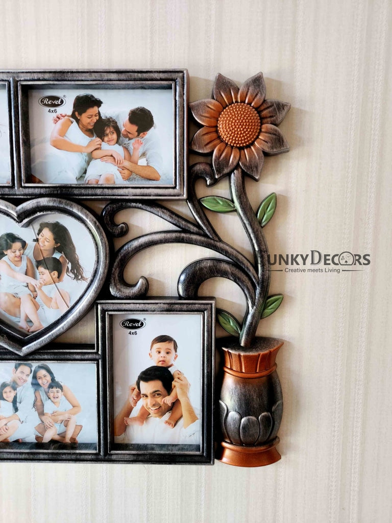 FunkyDecors 6 Photos Friends Family And Love Wall Photo Frames For Home Office Decor