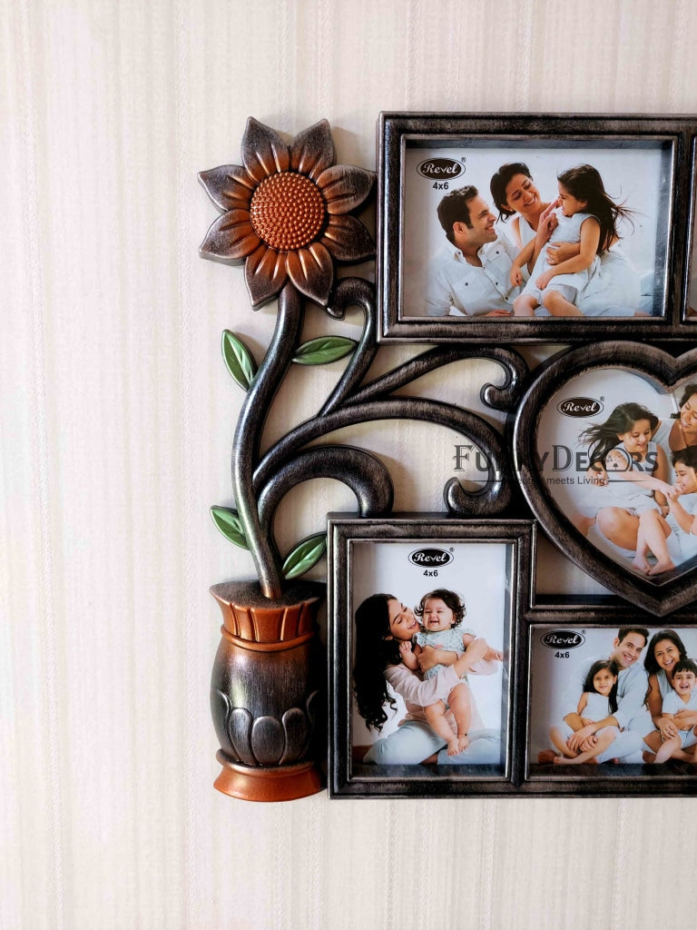FunkyDecors 6 Photos Friends Family And Love Wall Photo Frames For Home Office Decor