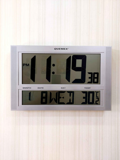 Funkytradition Abstract Digital Wall Clock And Table With Day Date