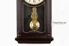 Load image into Gallery viewer, Funkytradition Almirah Design Wall Clock With Pendulum And Sound For Home Office Decor Gifts 52 Cm
