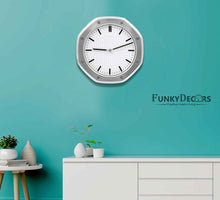 Load image into Gallery viewer, Funkytradition Ap Luxury Stainless Steel Wall Clock For Royal Home And Bungalows Watch Clocks
