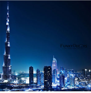 Funkytradition Burj Khalifa Tallest Building Tower Collectible Statue Metal Showpiece Figurines