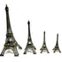 FunkyDecors Combo Set Of 4 Eiffel Tower Statue Metal Showpiece | Birthday Anniversary Gift And