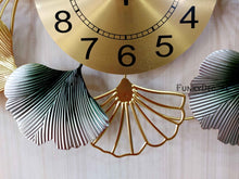 Load image into Gallery viewer, Funkytradition Creative Luxury Decoration Multicolor Horizontal Flower Wall Clock Watch Decor For
