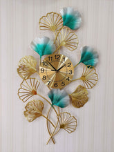 Load image into Gallery viewer, Funkytradition Creative Luxury Decoration Multicolor Vertical Flower Wall Clock Watch Decor For Home
