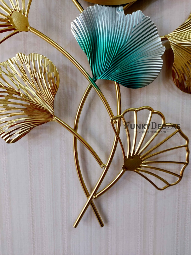 Funkytradition Creative Luxury Decoration Multicolor Vertical Flower Wall Clock Watch Decor For Home