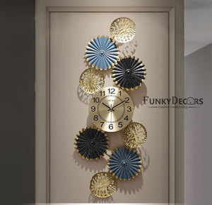 Funkytradition Creative Luxury Decoration Multicolor Wall Clock Watch Decor For Home Office And