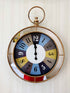 FunkyDecors Designer Mirror Wall Clock Watch Décor For Home Office Decor And Gifts 60 Cm Tall