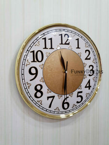 Funkytradition Designer Wall Clock Watch Decor For Home Office And Gifts 36 Cm Tall Clocks