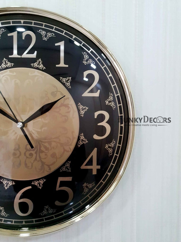 FunkyDecors Designer Wall Clock Watch Decor For Home Office And Gifts 36 Cm Tall Clocks