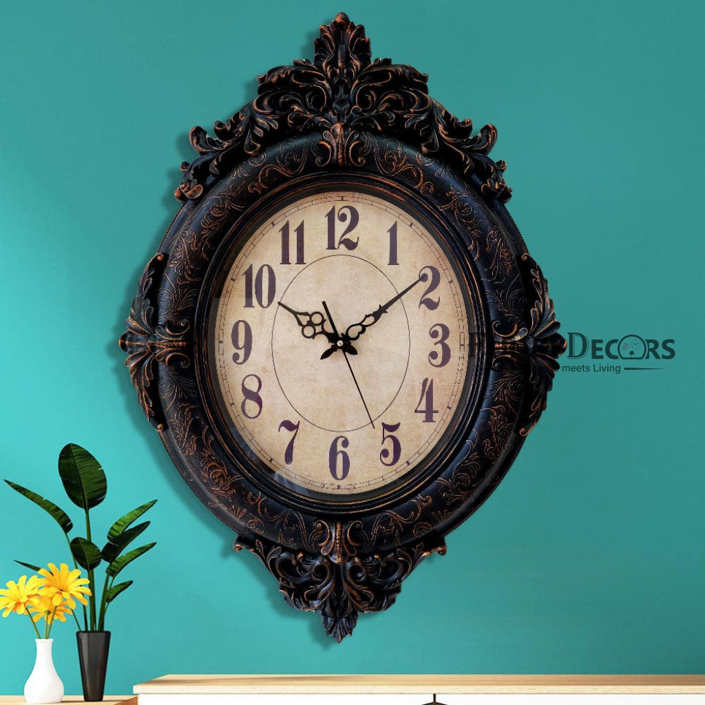 Funkytradition Designer Wall Clock Watch Decor For Home Office And Gifts 76 Cm Tall Clocks