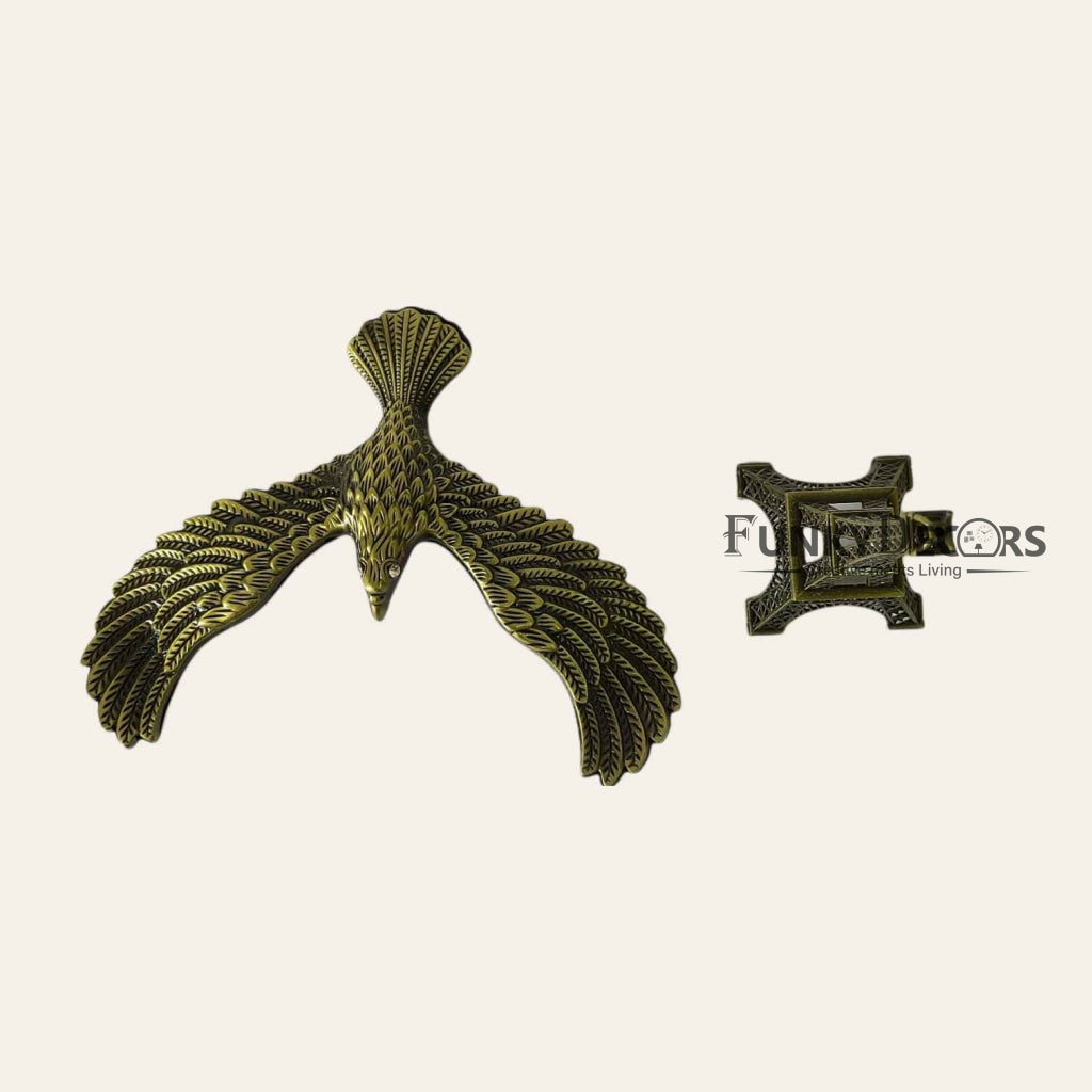 FunkyDecors Eiffel Tower Statue With Balance Eagle Metal Showpiece | Birthday Anniversary Gift