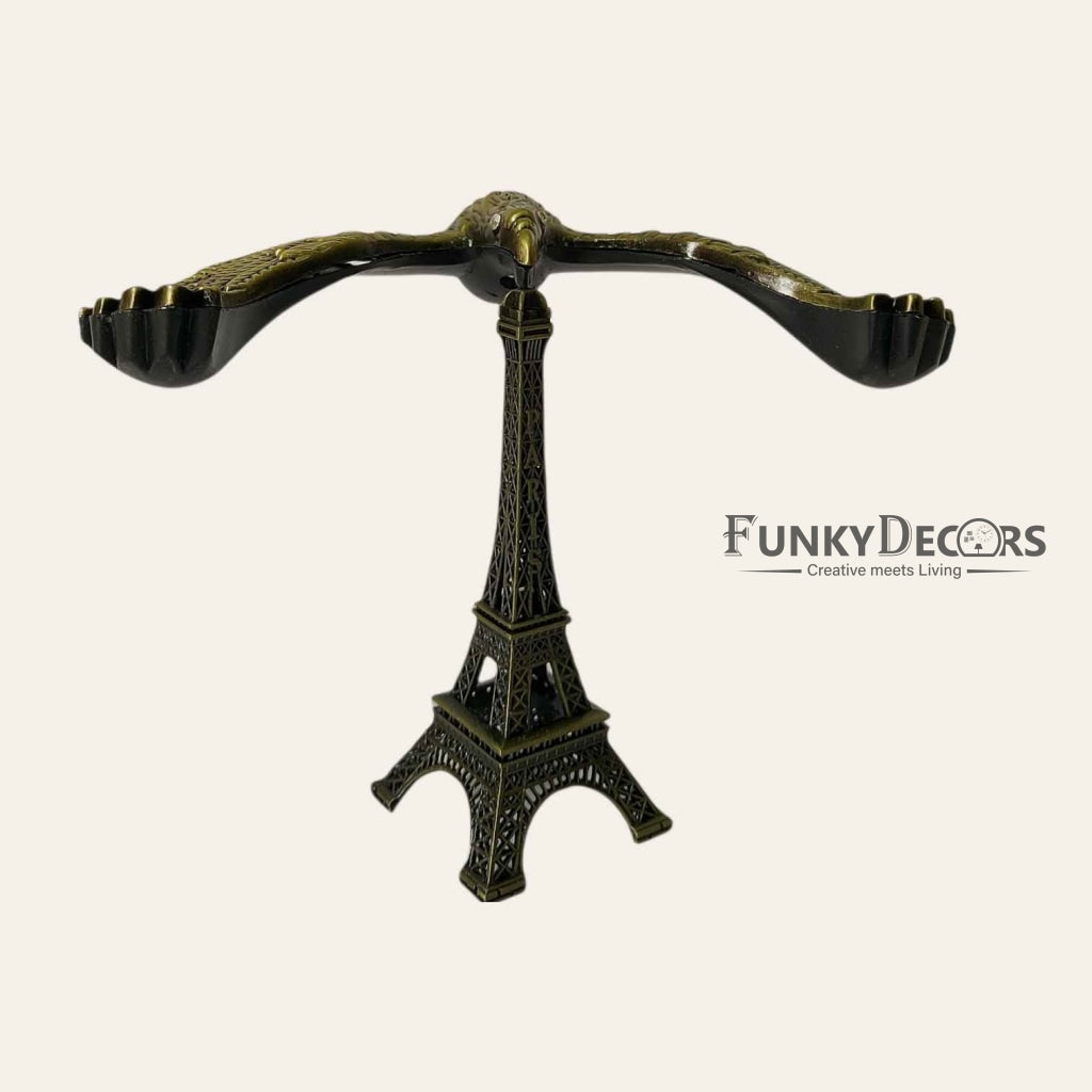 FunkyDecors Eiffel Tower Statue With Balance Eagle Metal Showpiece | Birthday Anniversary Gift