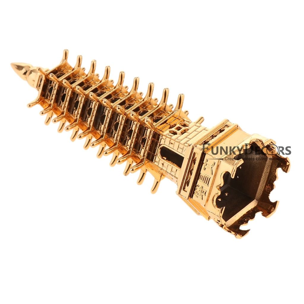 FunkyDecors Feng Shui Sanshiv Education Tower ( Pagoda ) Showpiece For Success And Happiness