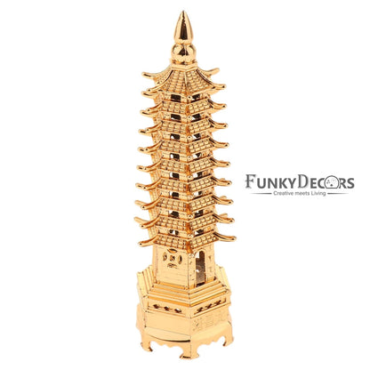 Funkytradition Feng Shui Sanshiv Education Tower ( Pagoda ) Showpiece For Success And Happiness