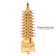 Load image into Gallery viewer, Funkytradition Feng Shui Sanshiv Education Tower ( Pagoda ) Showpiece For Success And Happiness

