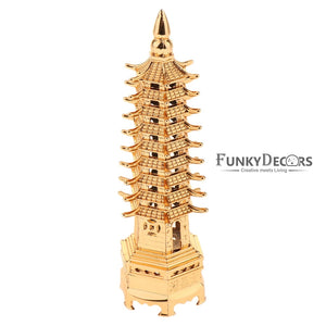 Funkytradition Feng Shui Sanshiv Education Tower ( Pagoda ) Showpiece For Success And Happiness