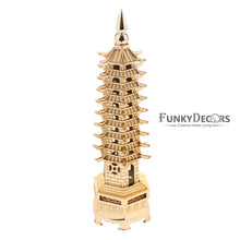 Load image into Gallery viewer, Funkytradition Feng Shui Sanshiv Education Tower ( Pagoda ) Showpiece For Success And Happiness
