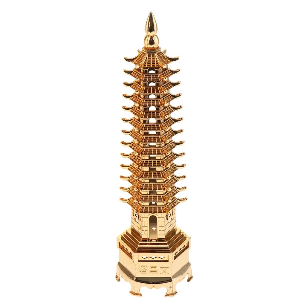 FunkyDecors Feng Shui Sanshiv Education Tower ( Pagoda ) Showpiece For Success And Happiness