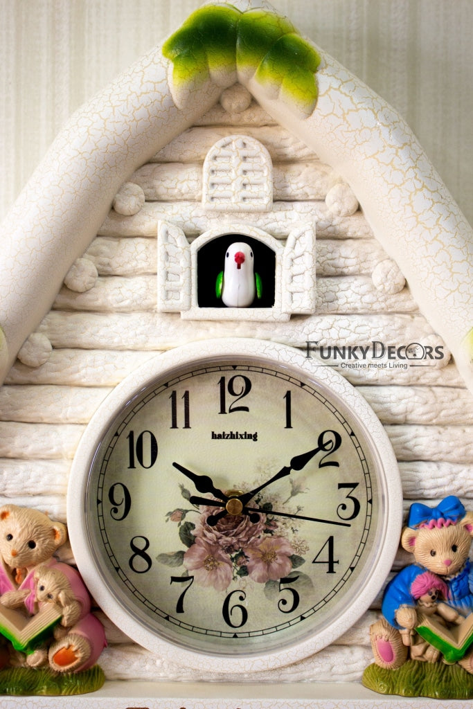 Funkytradition Hanging Cuckoo Wall Clock For Home Office Decor And Gifts 60 Cm Tall- Funkydecors