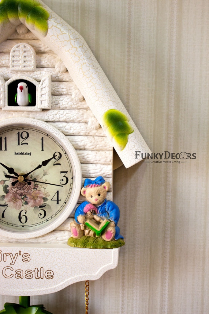 Funkytradition Hanging Cuckoo Wall Clock For Home Office Decor And Gifts 60 Cm Tall- Funkydecors