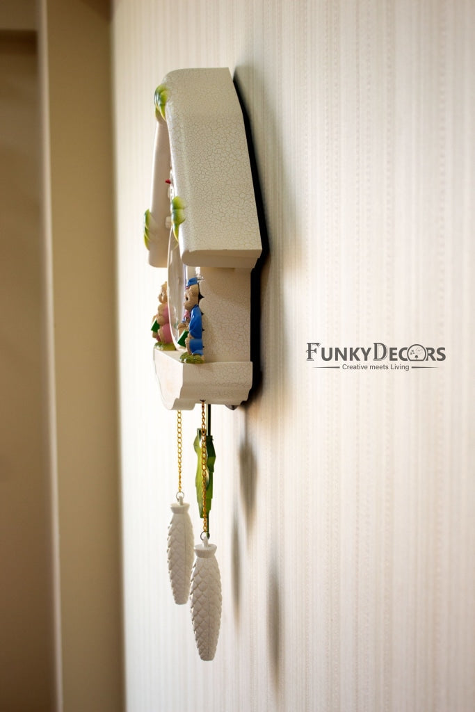 Funkytradition Hanging Cuckoo Wall Clock For Home Office Decor And Gifts 60 Cm Tall- Funkydecors
